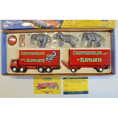 64 - Five boxed limited edition 1/50 scale Corgi Chipperfields Circus diecast model sets to include 97896... 