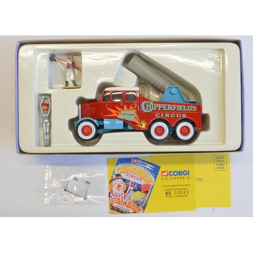 64 - Five boxed limited edition 1/50 scale Corgi Chipperfields Circus diecast model sets to include 97896... 