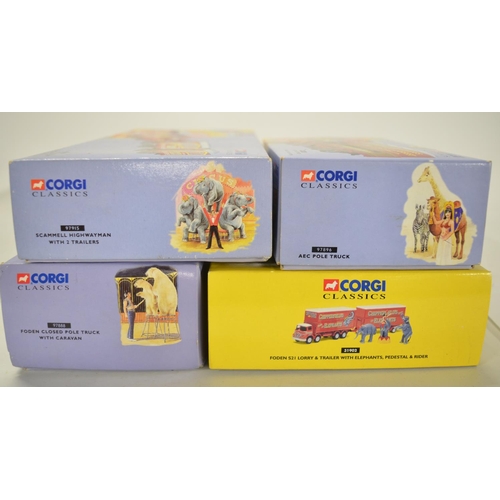 64 - Five boxed limited edition 1/50 scale Corgi Chipperfields Circus diecast model sets to include 97896... 