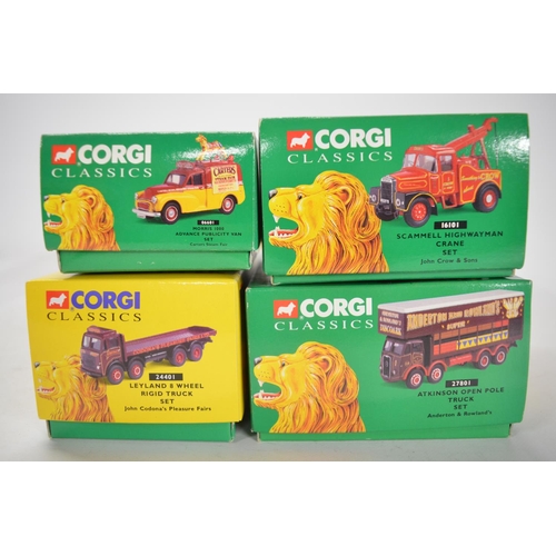 66 - Eight boxed limited edition 1/50 scale Corgi Classics Showman's Range diecast model sets to include ... 