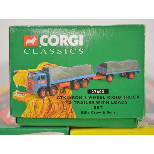 67 - Six boxed limited edition 1/50 scale Corgi Classics Showman's Range diecast model sets to include 31... 