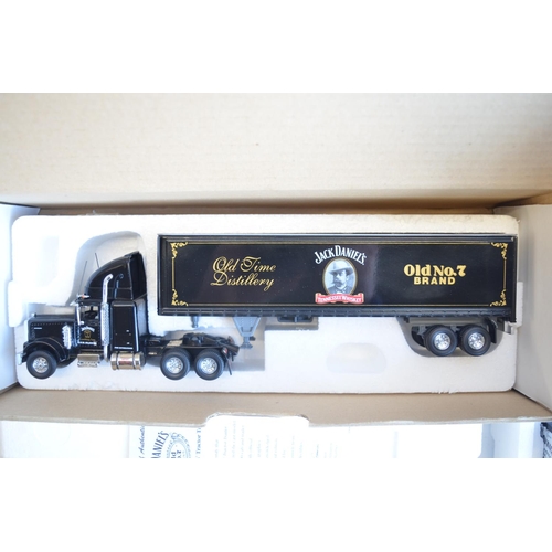 70 - Five boxed distillery themed diecast American truck models (mostly 1/58 scale) from Matchbox Collect... 