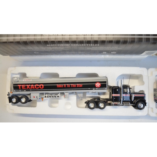 72 - Two rare diecast truck models from Matchbox Collectibles to include KS200/A-M The Power Of Shell and... 