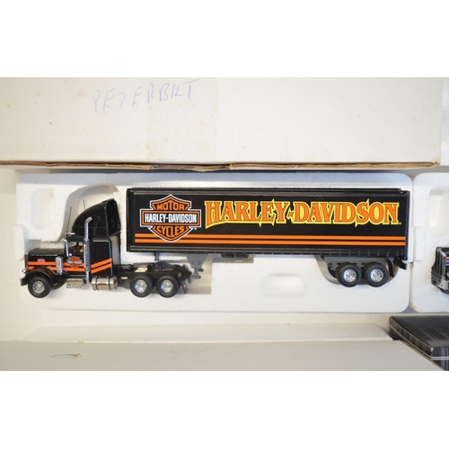 73 - Five boxed Matchbox Collectibles diecast truck and van models to include DYM37040 Harley Davidson Pe... 