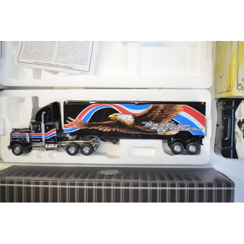 73 - Five boxed Matchbox Collectibles diecast truck and van models to include DYM37040 Harley Davidson Pe... 