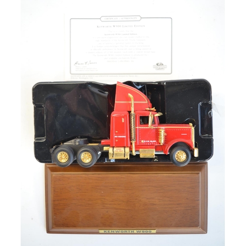 75 - Three Matchbox Collectibles/Dinky Birth Of The Big Rigs series diecast truck models to include DYM35... 