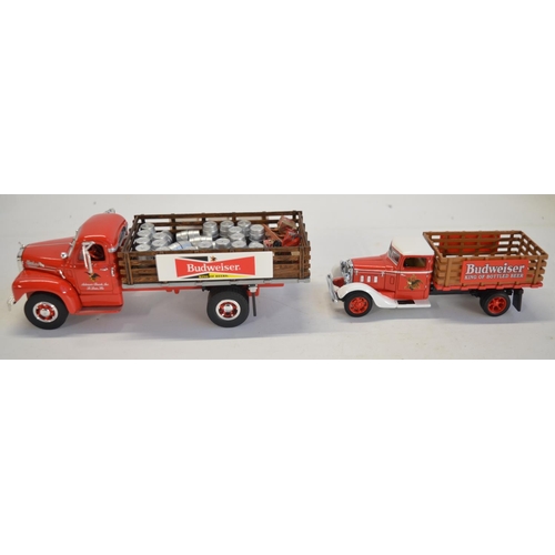 77 - Seven boxed Budweiser themed diecast model vehicles from Matchbox Collectibles to include Platinum E... 