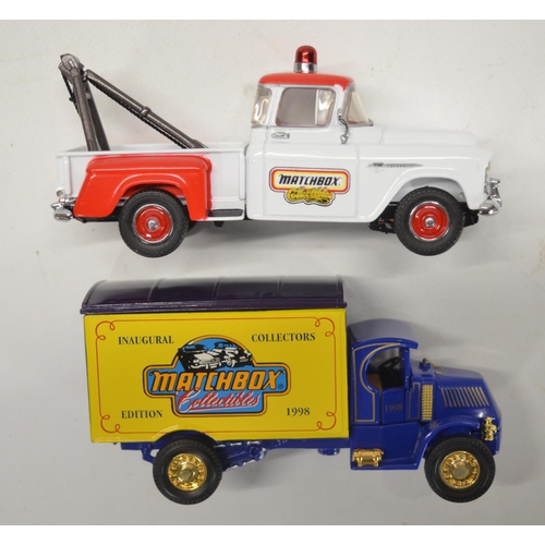 82 - Five boxed Matchbox themed/special edition collectors diecast model vehicles from Matchbox Collectib... 