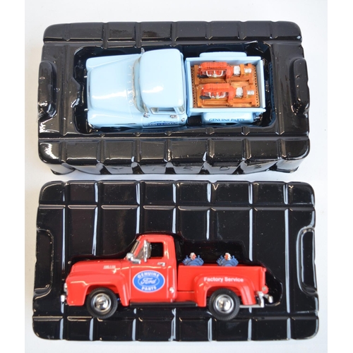 83 - Six Matchbox Collectibles classic American pick-up trucks, YIS01-M to 06M to include Harley Davidson... 