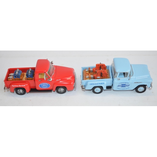 83 - Six Matchbox Collectibles classic American pick-up trucks, YIS01-M to 06M to include Harley Davidson... 