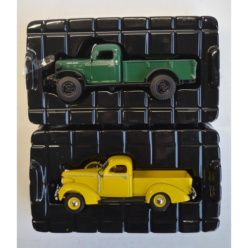 85 - Seven Matchbox Collectibles classic American pick-up trucks to include YTC01-M to 06-M inclusive and... 