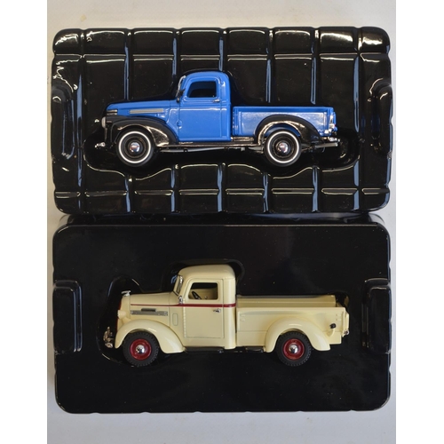 85 - Seven Matchbox Collectibles classic American pick-up trucks to include YTC01-M to 06-M inclusive and... 