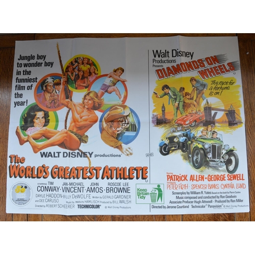 552 - Collection of vintage children's movie quad posters to include Charlotte's Web, The Belstone Fox, To... 