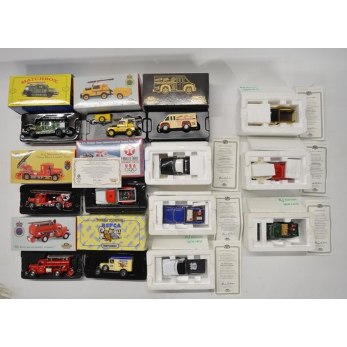 107 - Thirteen boxed Matchbox Collectibles diecast vehicle models to include 6x Fabulous Fifties Road Serv... 