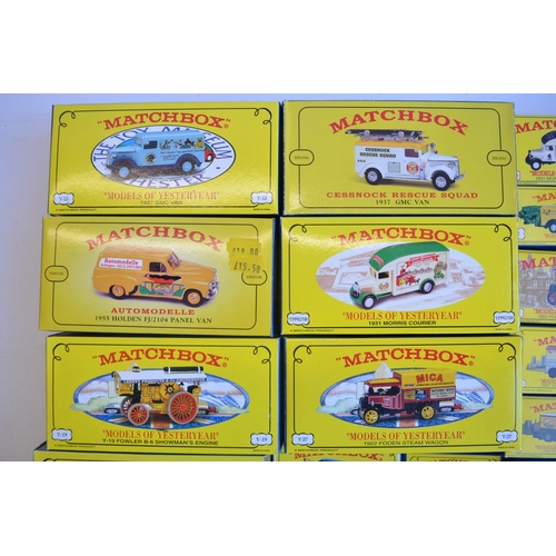 109 - Twenty five boxed Matchbox Models Of Yesteryear diecast model vehicles to include Code 2 branded exa... 