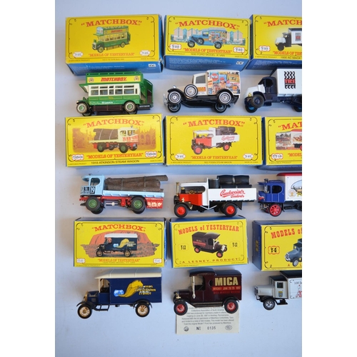 111 - Twenty five boxed Matchbox Models Of Yesteryear Code 2 diecast model vehicles, all in at least near ... 