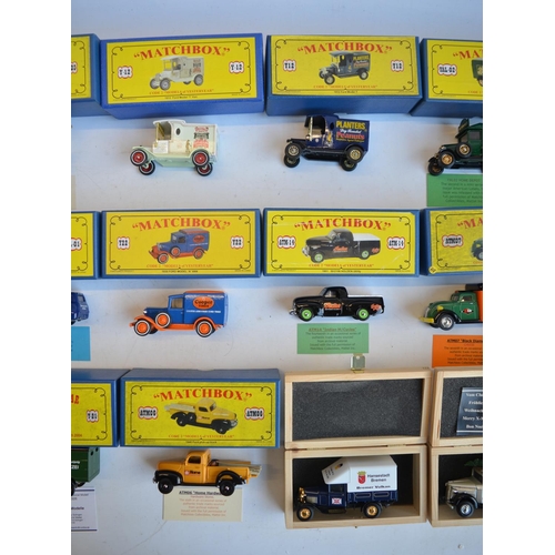 112 - Twenty one boxed Matchbox Models Of Yesteryear Code 2 diecast model vehicles, all in at least near m... 