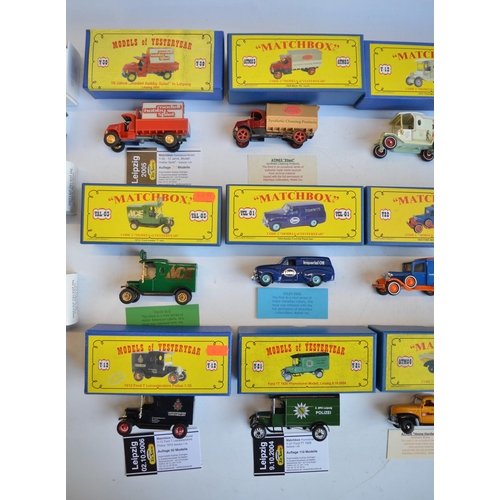 112 - Twenty one boxed Matchbox Models Of Yesteryear Code 2 diecast model vehicles, all in at least near m... 