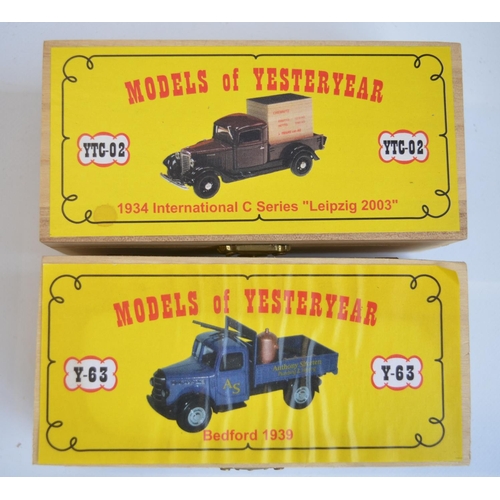 112 - Twenty one boxed Matchbox Models Of Yesteryear Code 2 diecast model vehicles, all in at least near m... 