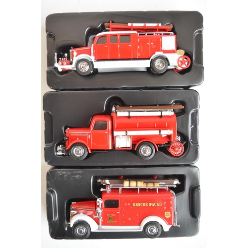 115 - Eleven boxed Matchbox Models Of Yesteryear diecast Fire Engine Series models, YFE01 to YFE11 inclusi... 