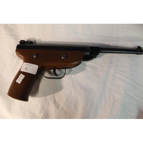 181 - West Lake .22 break barrel air pistol, barrel length 18cm