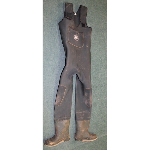 178 - John Norris of Penrith size 8 chest waders, pair of size 9 Suretred waders,  pair of Hopper Vision s... 