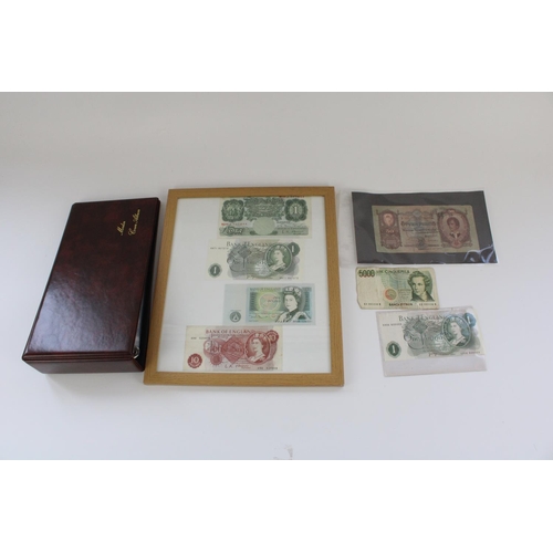 305 - GB and world banknotes, early to mid C20th incl. ERII BOE £1s etc (qty)