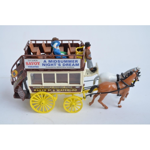 121 - Matchbox Collectibles YSC04-M Santa's 1997 Fire Engine, YSH1 1900 Gypsy Caravan, YSH2 1886 London Om... 