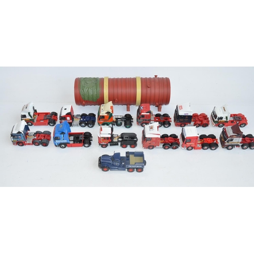 130 - Thirteen unboxed Corgi 1/50 scale diecast truck cab models, all in at least near mint condition exce... 