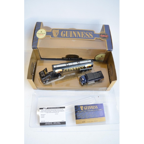 134 - Collection of diecast Corgi Guinness themed model vehicles and vehicle sets to include 2 vehicle lim... 