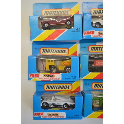 140 - Twenty five boxed early 1980s Matchbox diecast models to include in the MB39 to MB50 ranges, full an... 