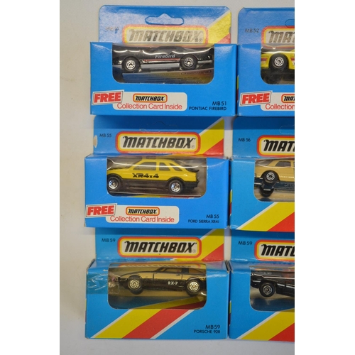 141 - Twenty five boxed early 1980s Matchbox diecast models to include in the MB51 to MB64 ranges, full an... 