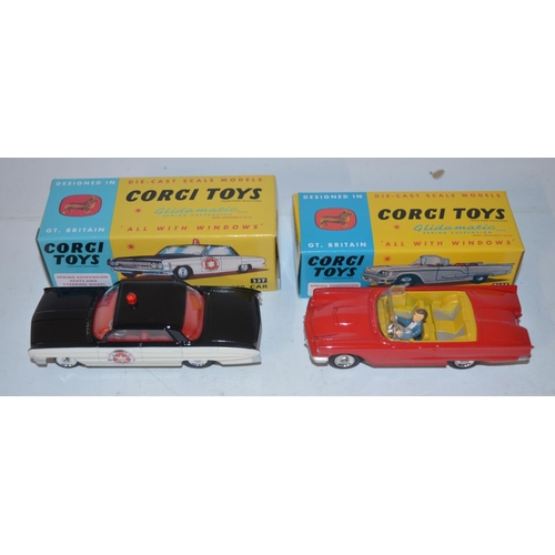 144 - Ten boxed as new modern Corgi reproductions of classic Corgi Toys diecast models to include 330 Pors... 