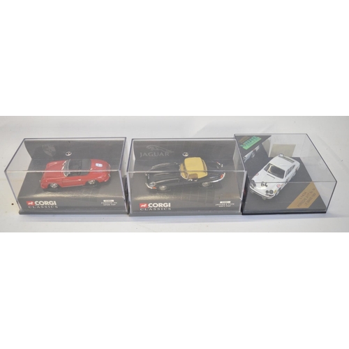 145 - Extensive collection of mostly Porsche related diecast model vehicles, various scales and manufactur... 