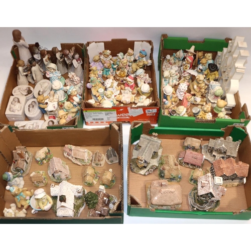 362 - Collection of Willow Tree figures, boxes, etc.; collection of Cherished Teddy figures; and a collect... 