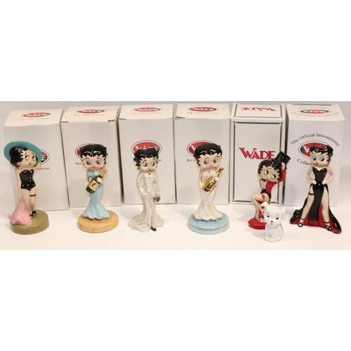 404 - Collection of Wade Betty Boop figures incl. limited editions: 'Cheers 15 Years'x2 , 'Beach Belle', '... 