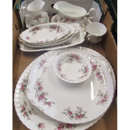 276 - Royal Albert Lavender Rose dinner and tea service, 160pcs approx