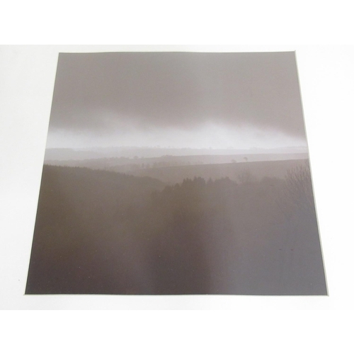 499 - Jay Marrison (British Contemporary); 'Hartoft to Low Askew' monochrome photographic print, 29cm x 29... 