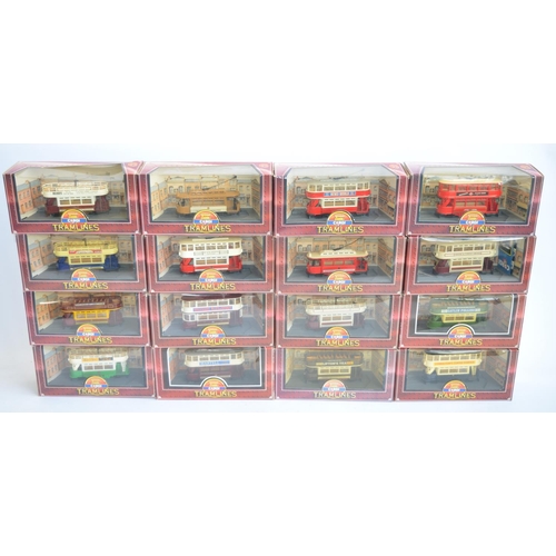 150 - Sixteen Corgi Tramlines 1/76 scale diecast tram models, all boxed. Models in at least excellent, mos... 