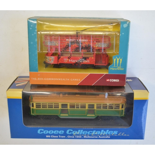 153 - Eighteen boxed Corgi diecast 1/76 scale tram models to include 14x limited edition Tramway Classics ... 