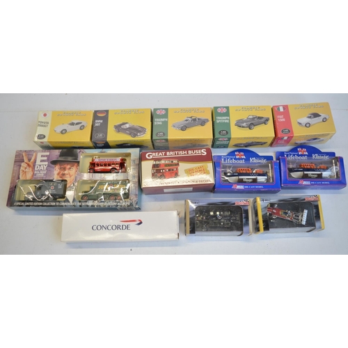 160 - Collection of diecast vehicles to include 7 Atlas Editions 1/43 F1 and road cars, 4 still factory se... 