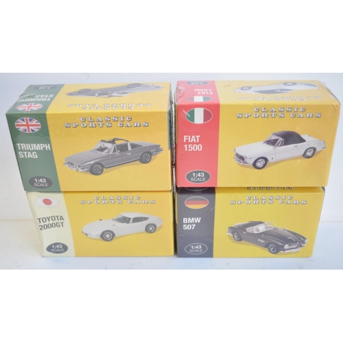 160 - Collection of diecast vehicles to include 7 Atlas Editions 1/43 F1 and road cars, 4 still factory se... 