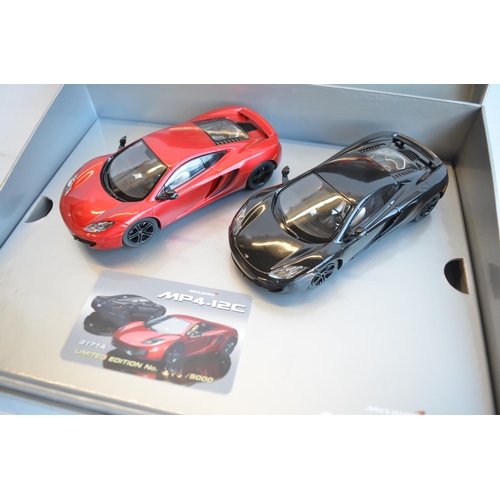 167 - Scalextric C3171A limited edition McLaren MP-4-121C 2 car racing set Jenson Button/Lewis Hamilton co... 