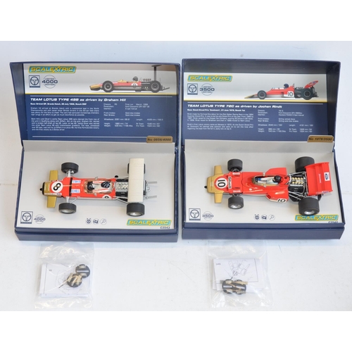 178 - Four boxed as new limited edition Legends Series Scalextric slot car models to include C3542a Team L... 