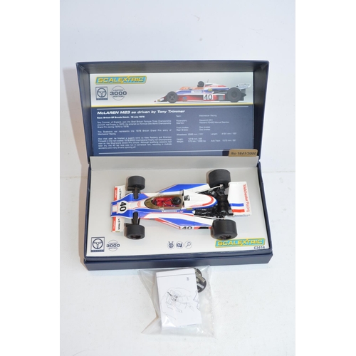 179 - Three boxed as new limited edition Legends Series Scalextric slot car models to include C3655A Tyrre... 