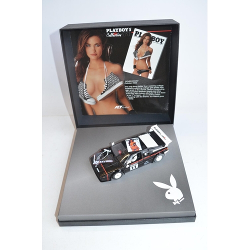 180 - Five as new Fly Car Models Playboy Collection 1/32 scale slot cars to include 01, 02, 04, 05 and 11