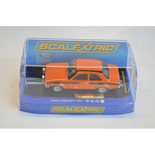 185 - Scalextric C2937 limited edition (1482/1500) Ford Escort Mk1 RS 1600 