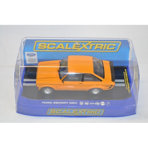 187 - Scalextric C3426 limited edition (396/1000) Ford Escort MkII Mexico, orange paint scheme in mint nev... 