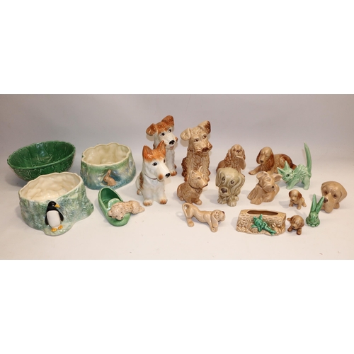 162 - Collection of Sylvac ceramics incl. animal figures, predominantly dogs (qty.)