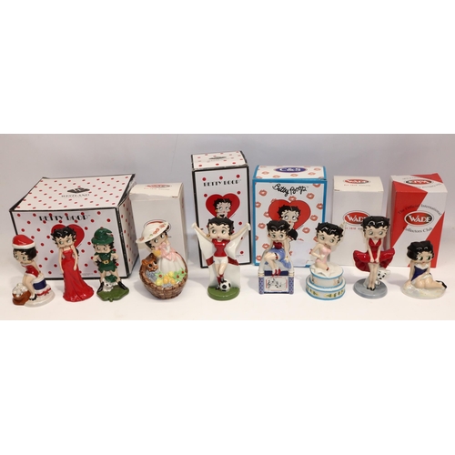 405 - Collection of Wade Betty Boop figures incl. limited editions: 'Red Dress Cool Breeze', 'Betty in Red... 